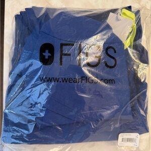 Figs Electric blue scrub set